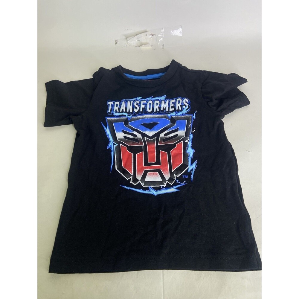 Transformers Autobots Short Sleeve T-Shirt Top Kids Boys Size 5T
